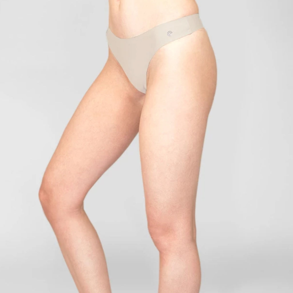 Three pack of Smooth Finish Thongs | Almond Butter